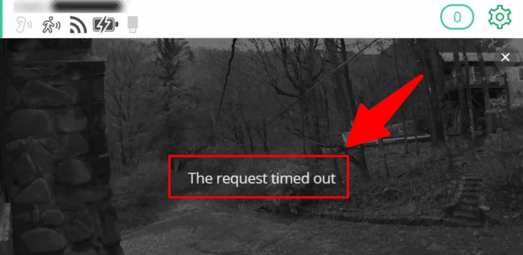 Arlo Camera Keeps Saying “Request Timed Out”