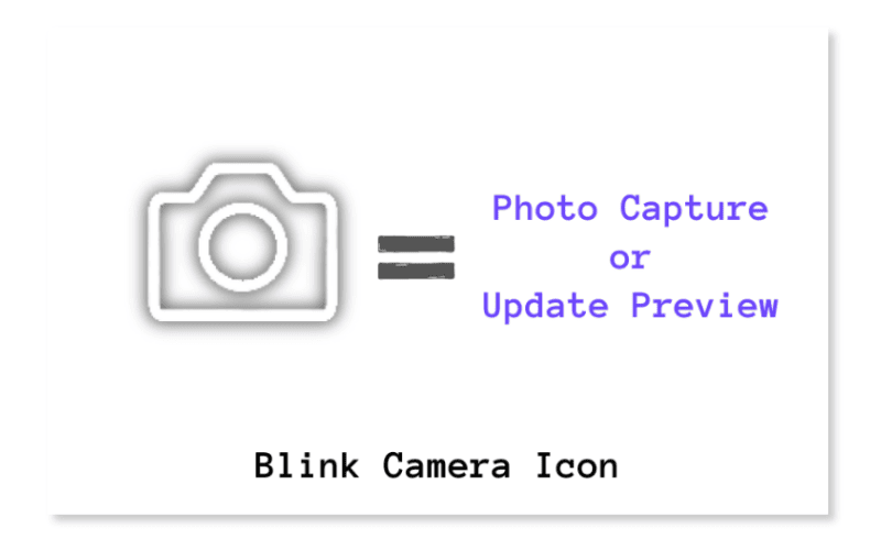 Blink camera icon meaning