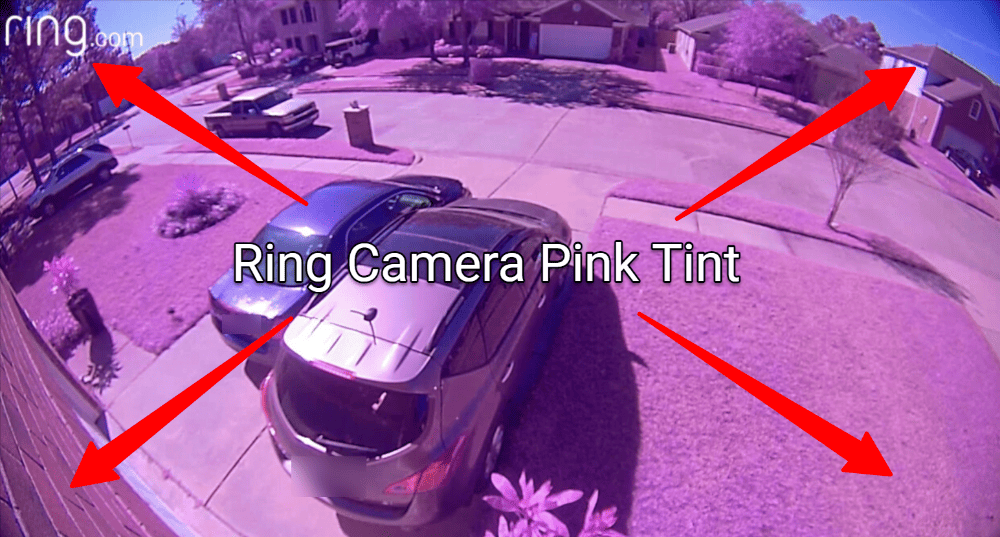 Ring Camera Pink or Red Tint