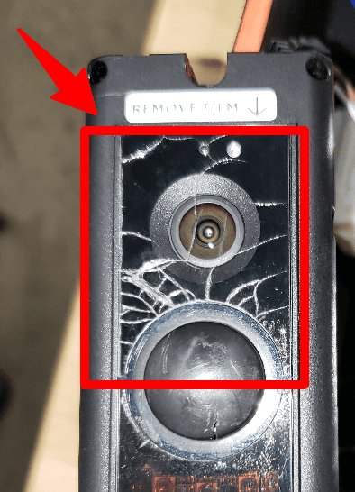 Ring Doorbell Glass cracked