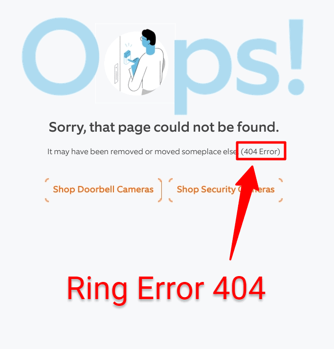 Ring error code 404