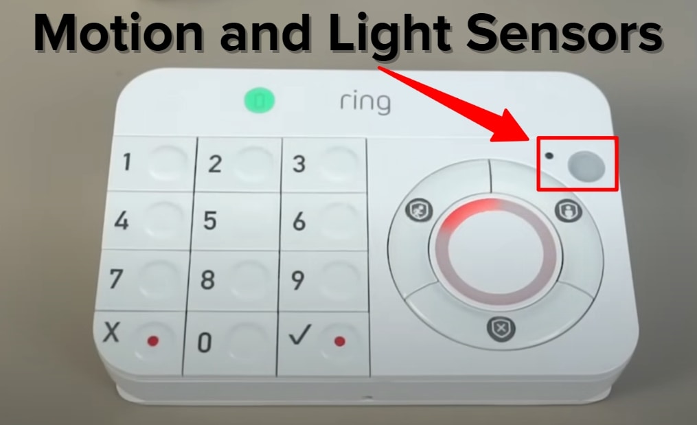 Ring Keypad Motion and Light Sensor