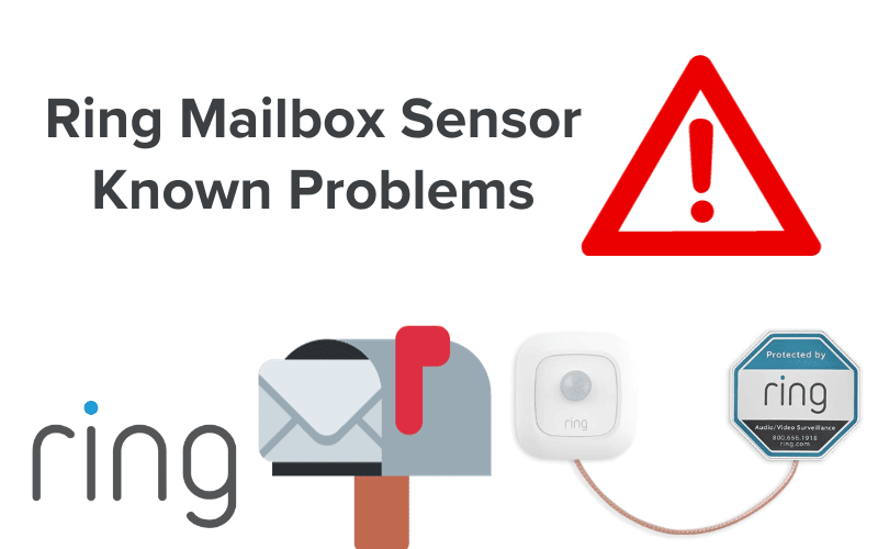 ring mailbox sensor known problems