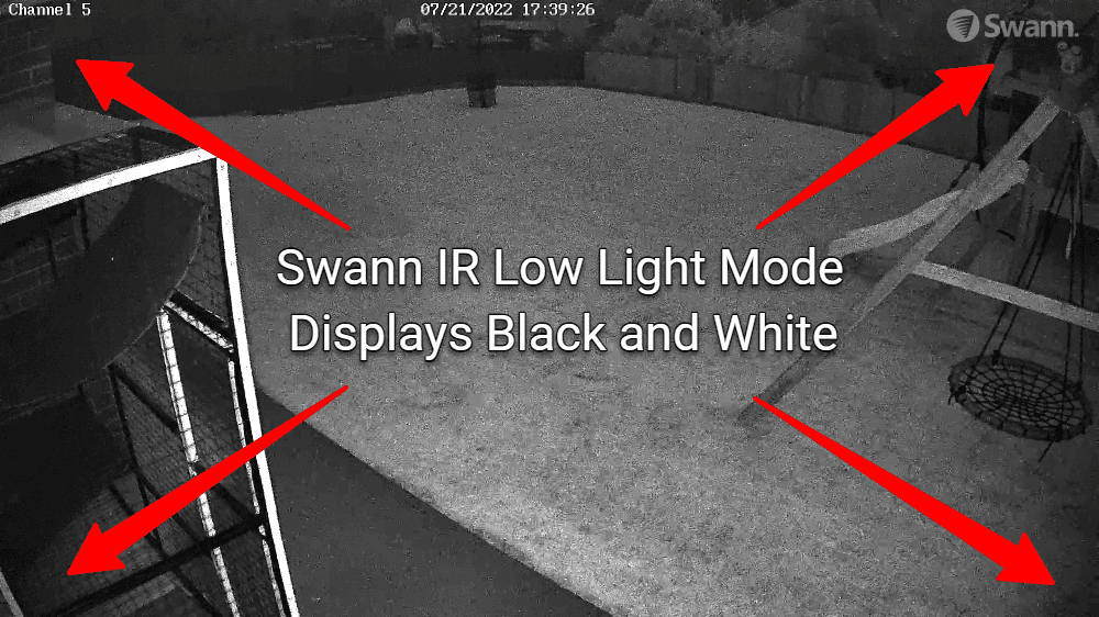 swann night or low light IR mode
