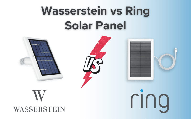 Wasserstein vs Ring Solar Panel