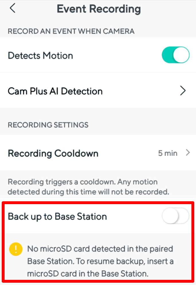 Wyze Base Station SD Card Not Detected