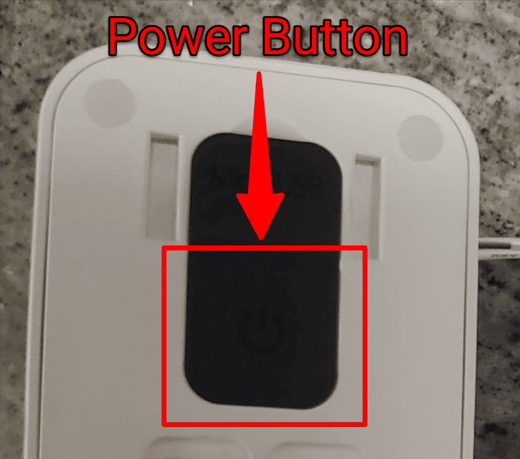 Wyze Doorbell Pro power button